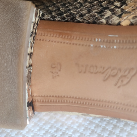 Sam Edelman Women's Snake Print Loafers - Picture 7 of 8